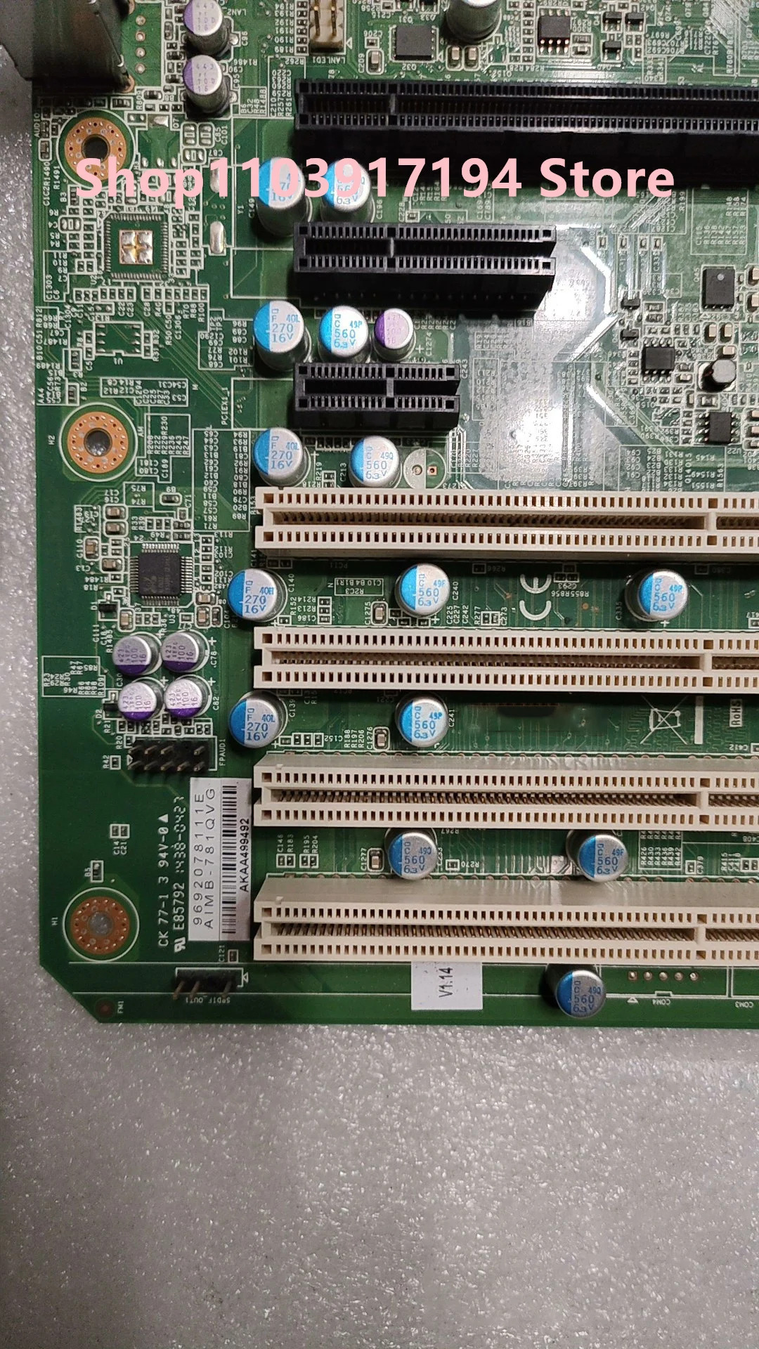 ADVANTECH AIMB-781QVG 산업컴퓨터 마더보드 1155 스티치