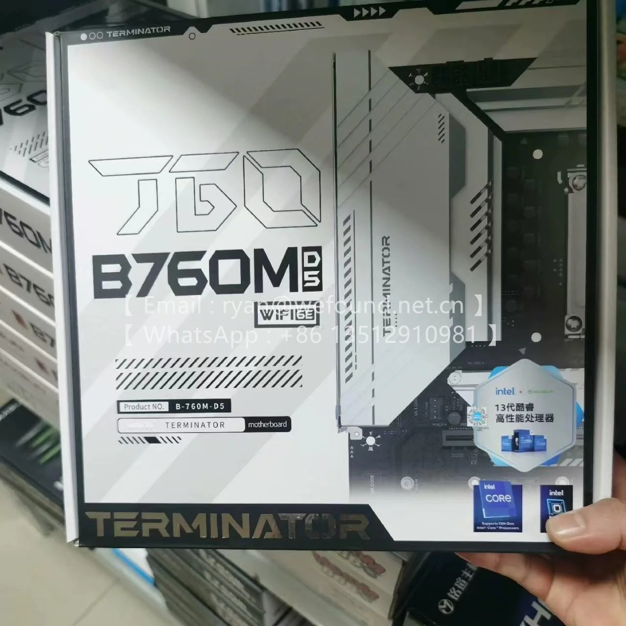 MAXSUN 마더보드터미네이터 B760M D4 WiFi WiFi6E ICE AX211 D5 WIFI AX101 WIFI6E