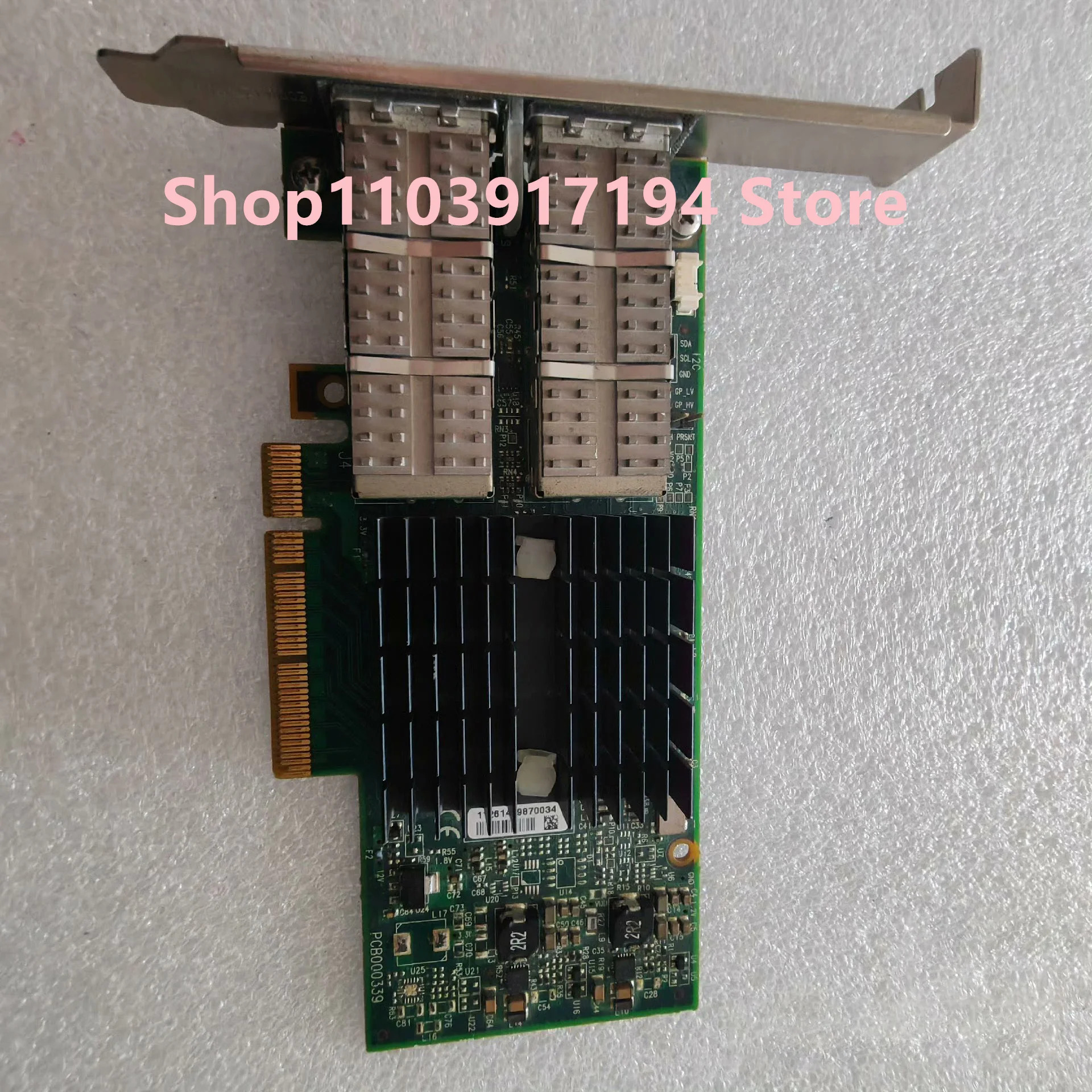 Mellanox MCX314A-BCAT 광섬유 네트워크 카드 듀얼 포트기가비트 40G 56G
