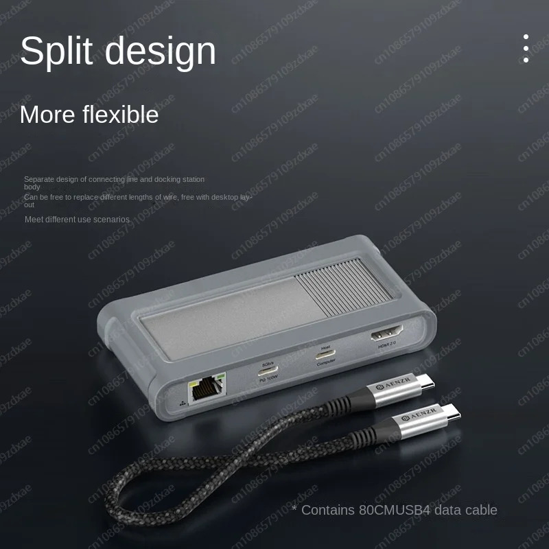 도킹 스테이션 허브 컨버터 USB-C 스플리터 별도 8 1 PD 스플릿 usb3.2