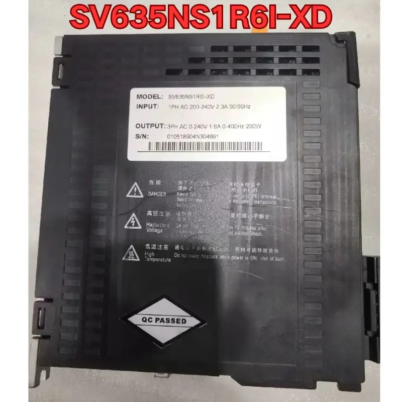 리퍼 SV635NS1R6I-XD 서보 드라이브작동 상태