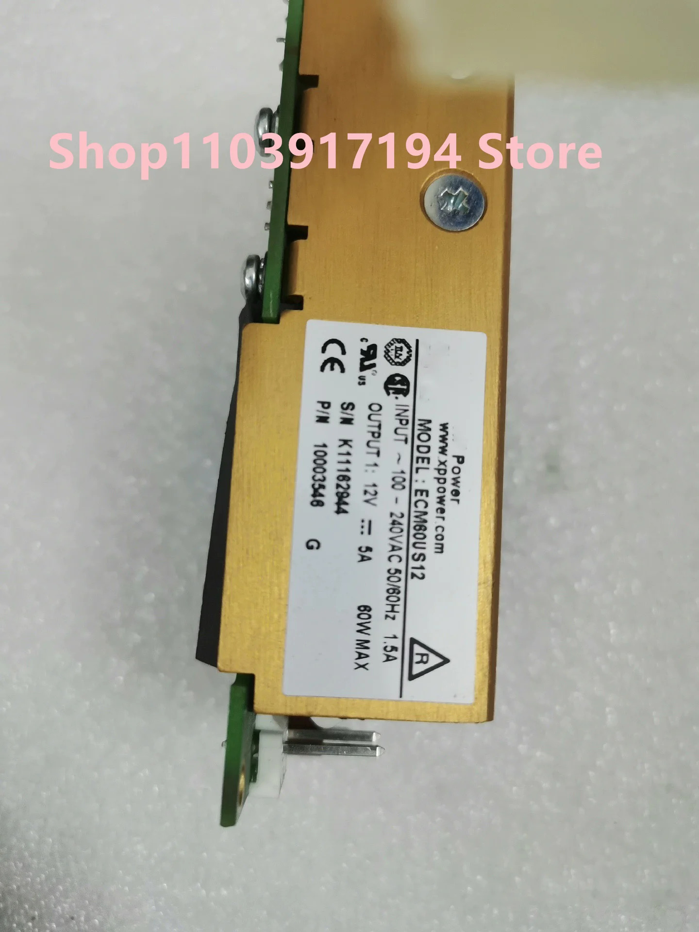 XP POWER ECM60US24 AC to DC 전원 공급 모듈 60W 24V 2.5A