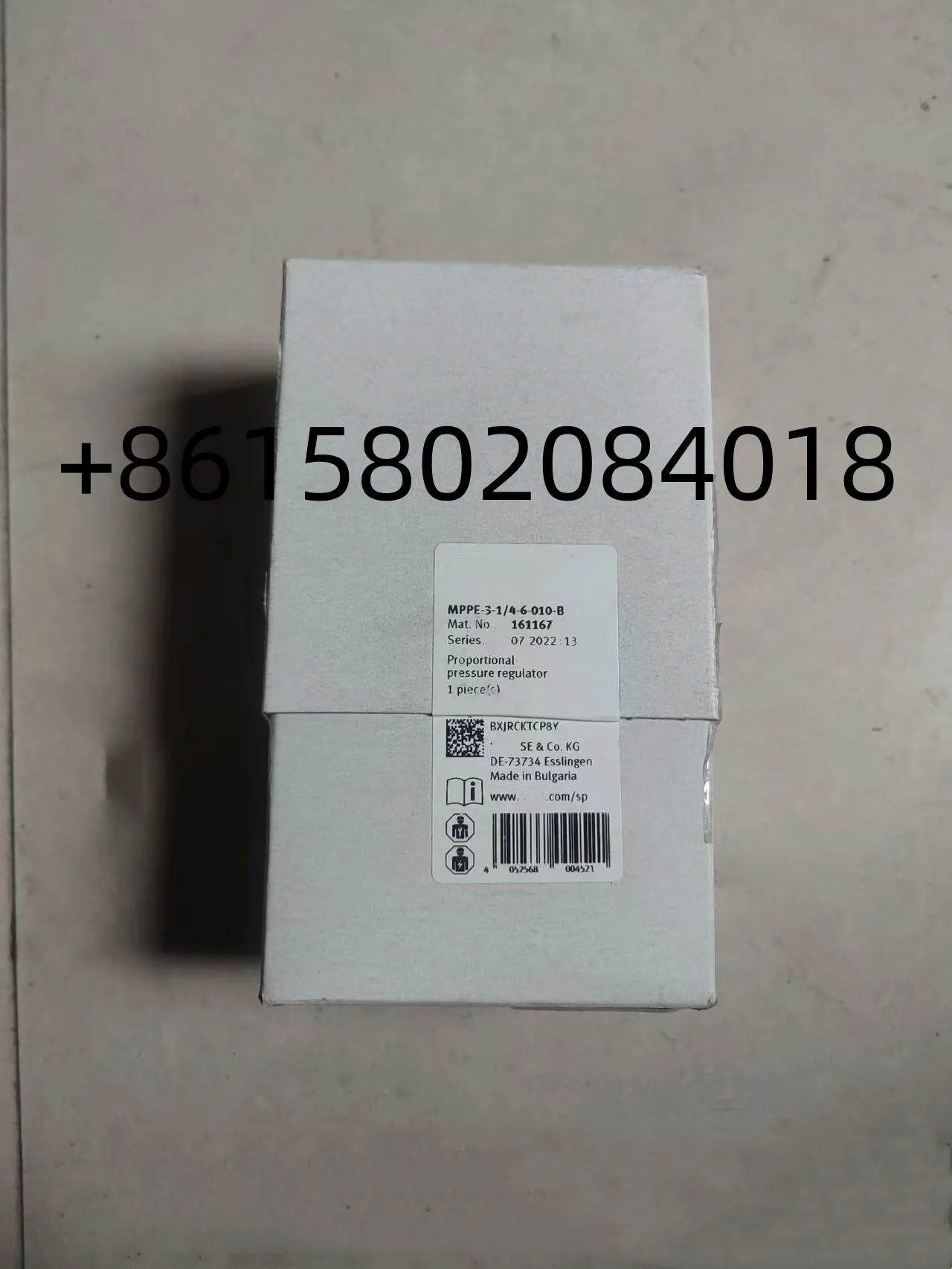MPPE-3-1/4-6-010-B 161167 MPPE-3-1/4-10-010-B 161168 MPPE-3-1/4-6-420-B 161170 MPPE-3-1/4-1-010-B