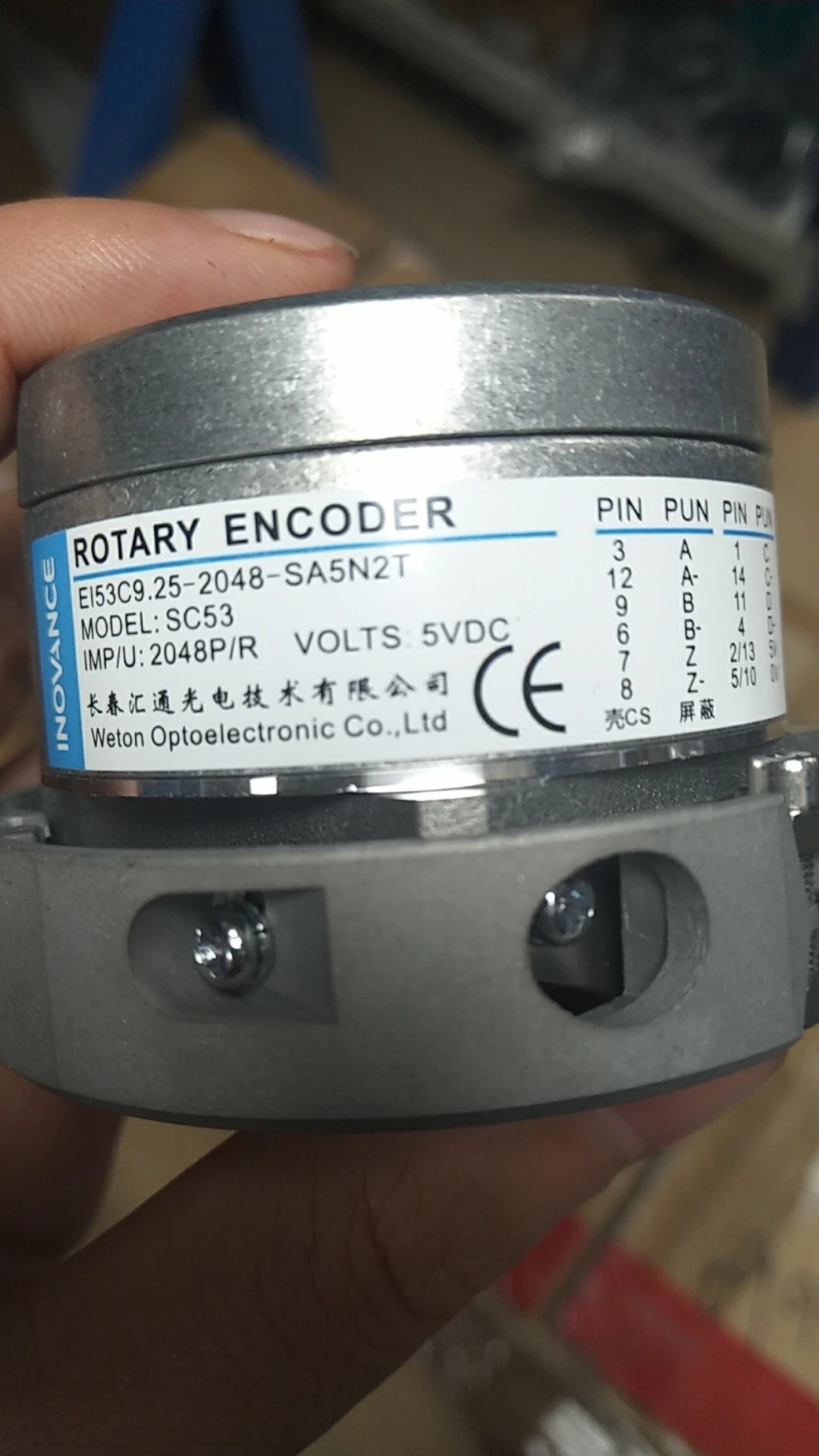 엘리베이터 EI53C9.25-2048-SA5N2T 인코더 ERN 2048 62S14 HEIDENHAIN 1387