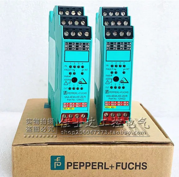 오리지널 Pepperl Fuchs 모듈 P F 안전 컨트롤러 VAA-4E4A-KE-ZE/R