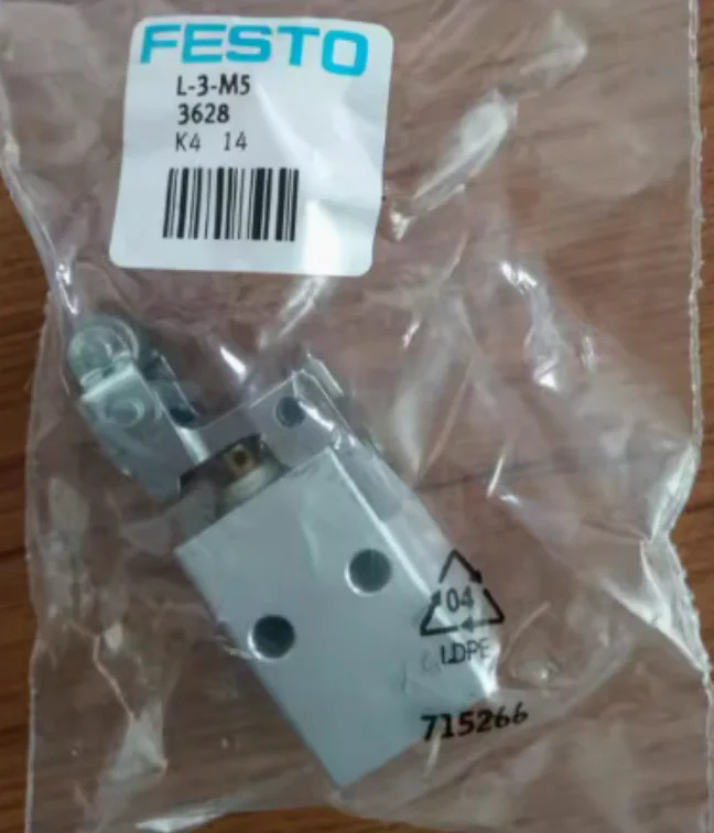 FESTO 스트레이트 액팅 라운드 헤드 밸브 3626-V-3-M5 3628-L-3-M5 3629-R-3-M5 신