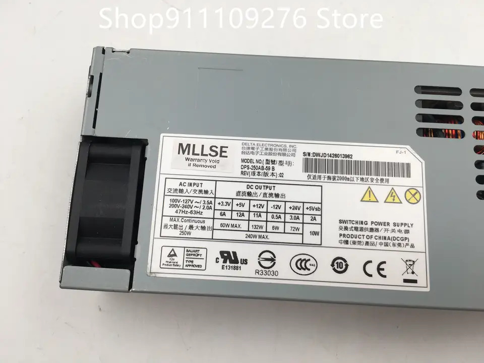 산업 제어PSU AIO 전원공급장치 DPS-250AB-59 B MAX 250W