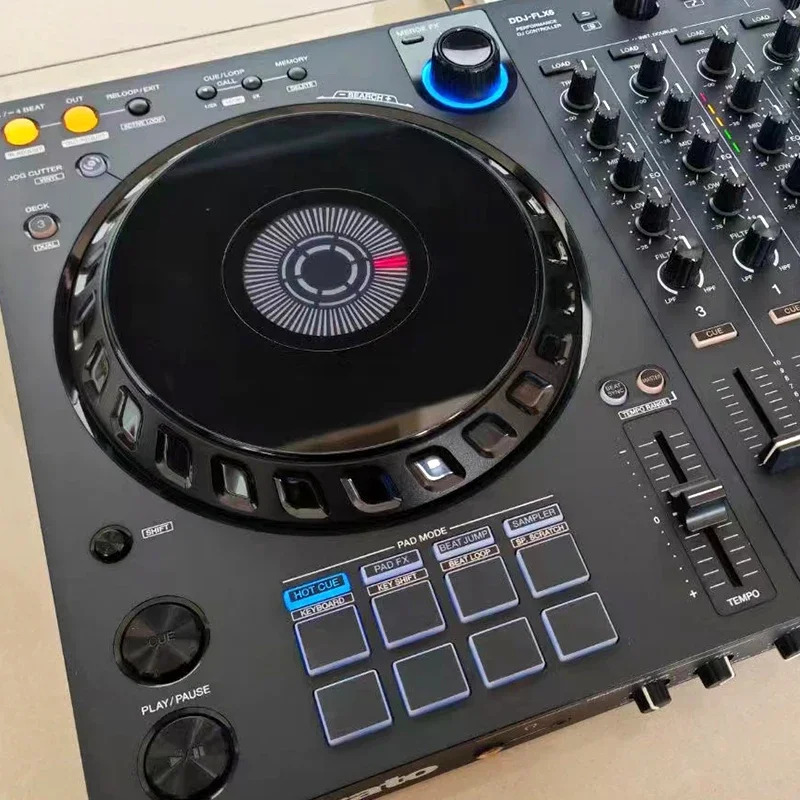 파이오니어 디지털 DJ 컨트롤러 내장 사운드 카드 소프트웨어 ddjflx6 통합 플레이어