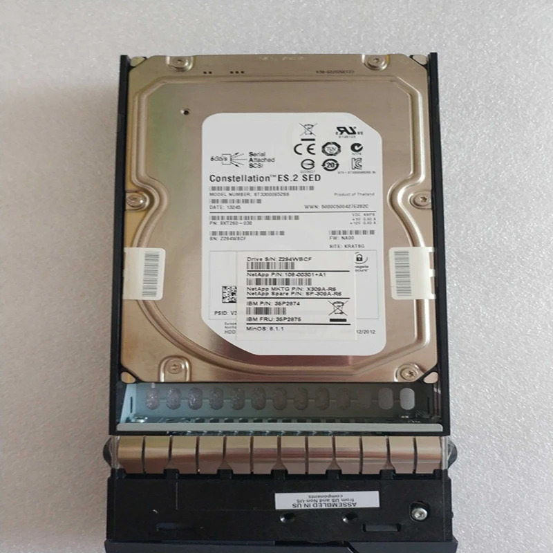 X309A-R6 SP-X309A-R6 내장 HDD NetApp 3TB 3.5 인치 SAS 64MB 7.2K 거신