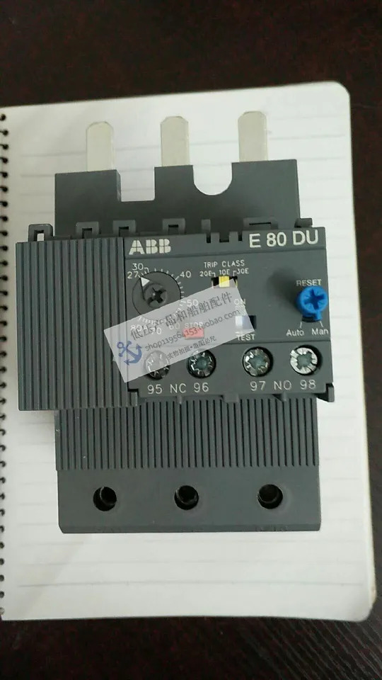ABB 전과부하 릴레이 E80DU-80A 10091134 신