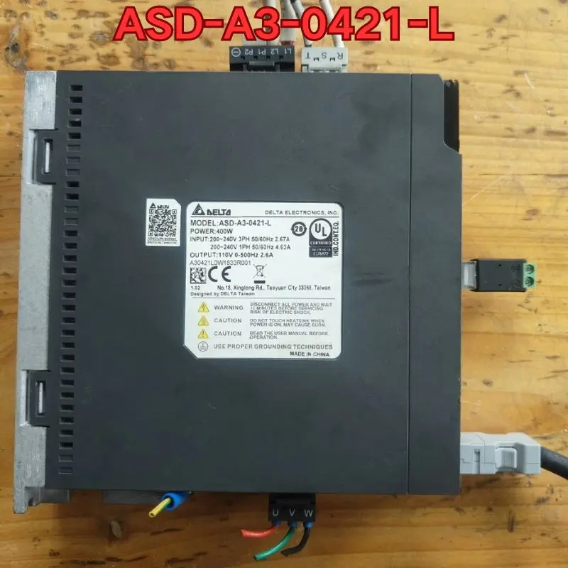 리퍼 ASD-A3-0421-L 서보 드라이브작동 상태