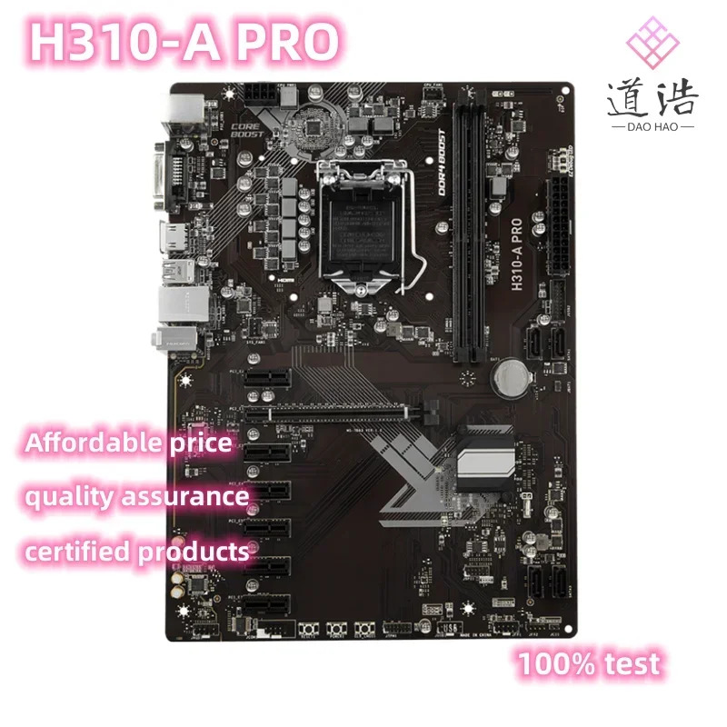 H310-A PRO 마더보드32GB HDMI USB2.0 USB3.1 LGA 1151 DDR4 H310 메인보드 완전 작동 리퍼