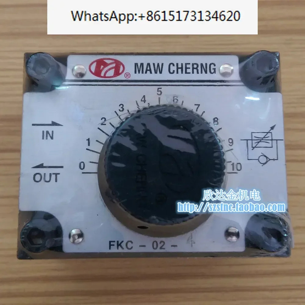 FKC-02-4 유량 제어 밸브 L Maocheng MAW CHERNG 스로틀 속도 제재기 오일 R C