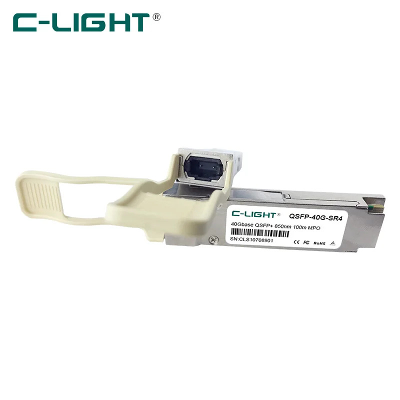 40GB-SR4-QSFP JG709A 호환 QSFP  송수신기 MMF 850nm 150m MPO DOM C-LIGHT OEM