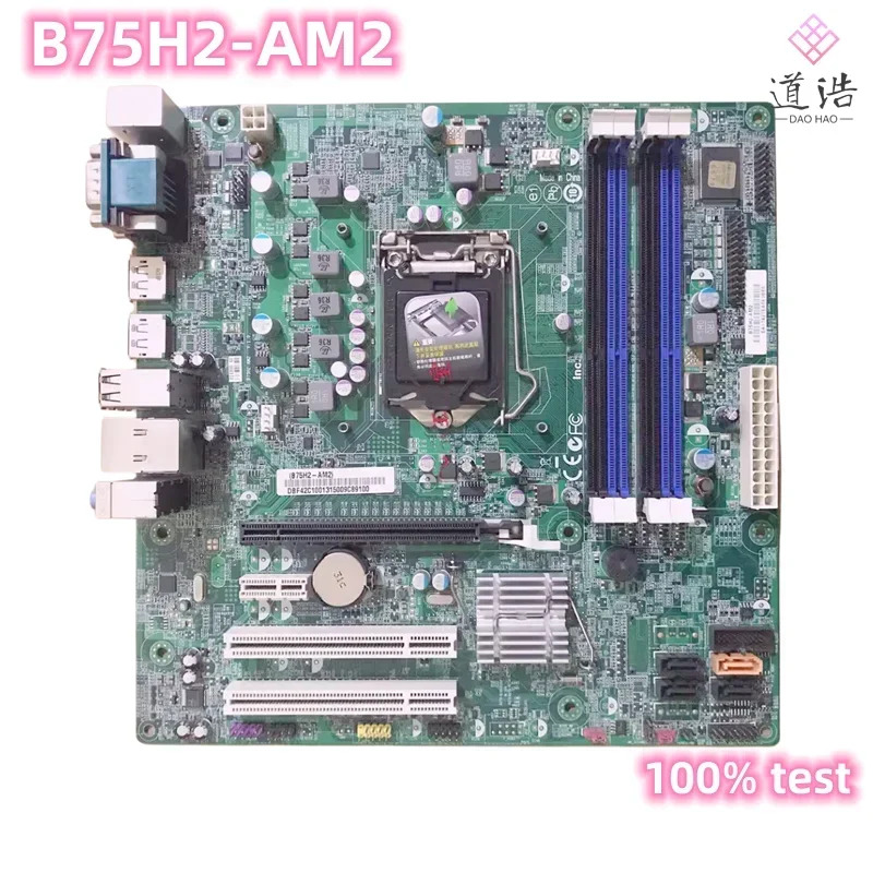 Acer B75H2-AM2 마더보드 USB3.0 LGA 1155 DDR3 B75 메인보드 완전 작동 리퍼