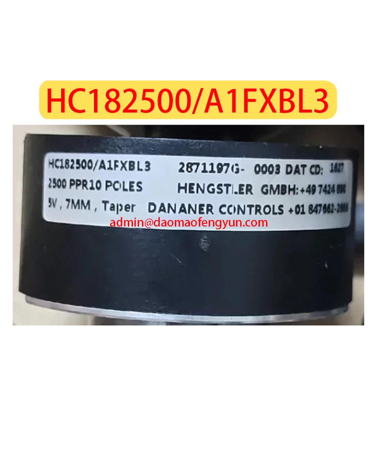 초침 인코더 테이퍼 7 mm 보어 HC182500 A1FXBL3
