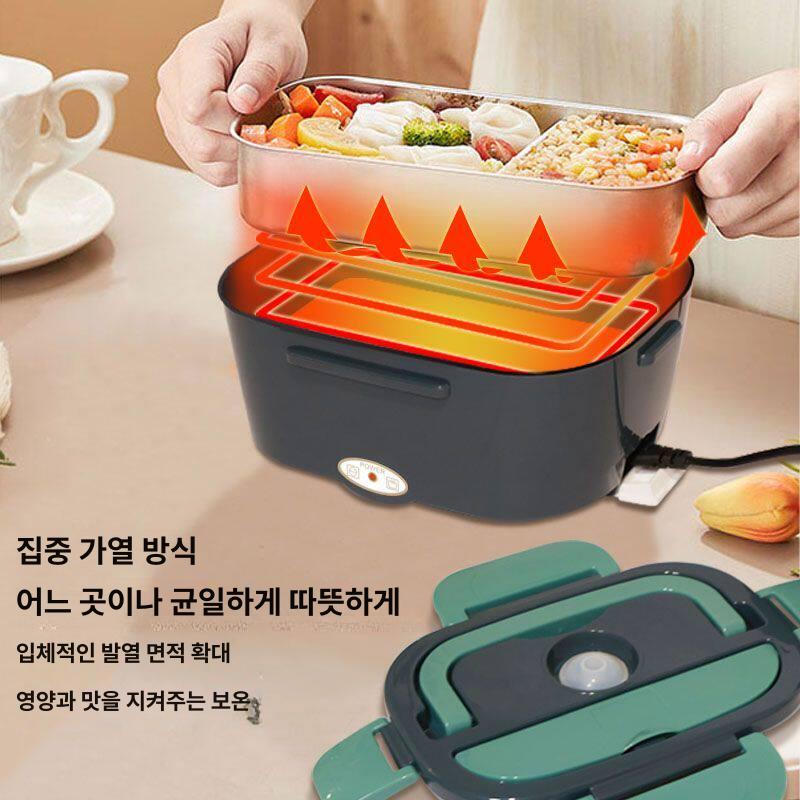 휴대용 전자레인지 보온 푸드워머 차박 야외용 피크닉 캠핑전자렌지 플러그인 단열 - 상세 이미지 4