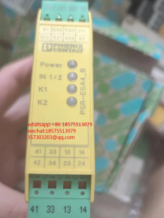 피닉스 PSR-SPP-24UC ESA4 3X1 1X2 B 안전 릴레이 1 피스 신