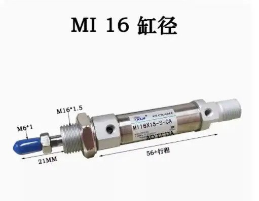 KLH 미니 실린더 MA 16 x 30SCA KCDJ2B10-10-B 125SCA 15SCA KMA 16x40 MI 16x10 15-S-CA 16x225/275/20SCA