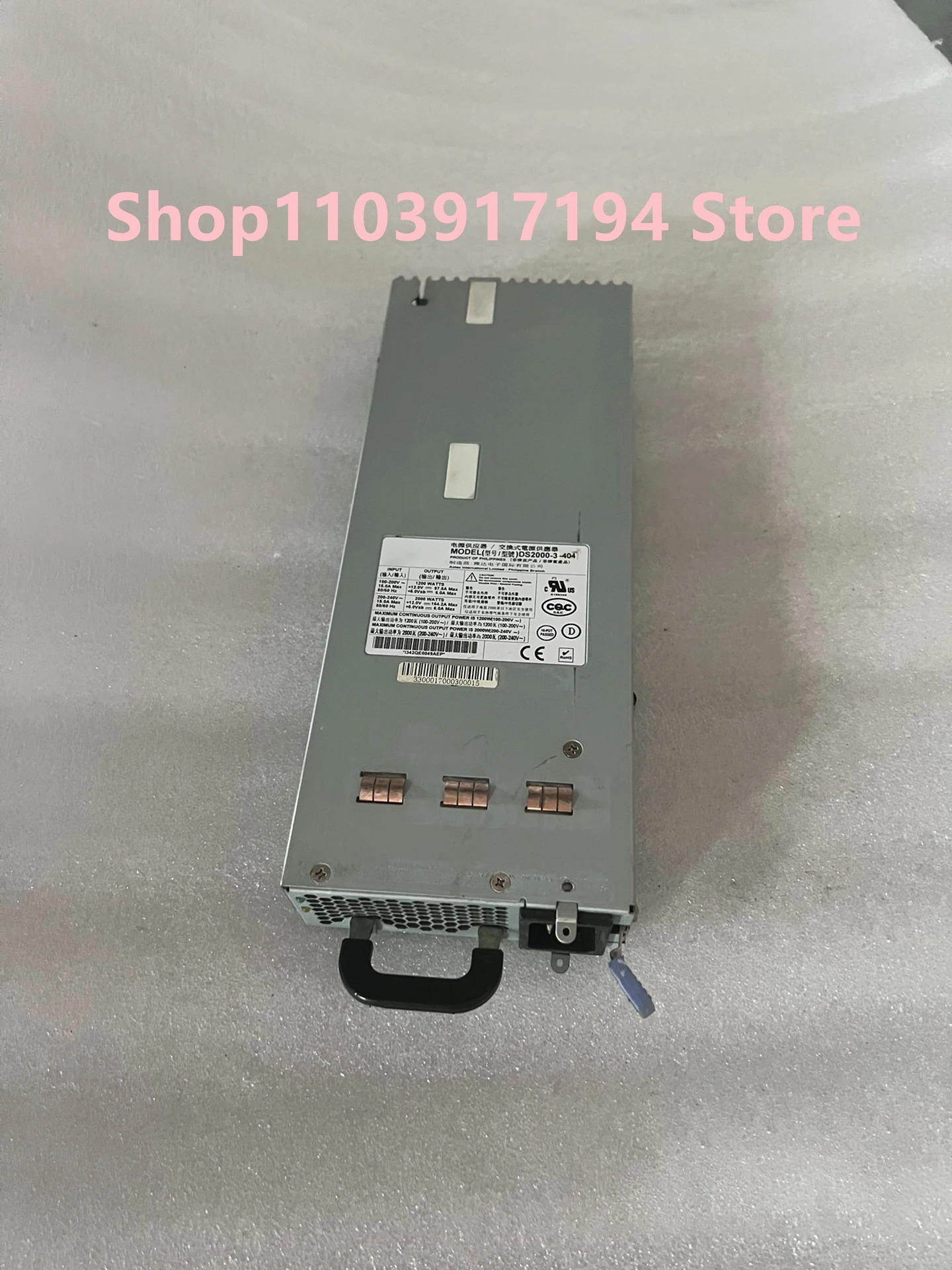 Sugon TC4600 DS2000-3-002 DS2000-3-404 2000W 서버 전원공급장치