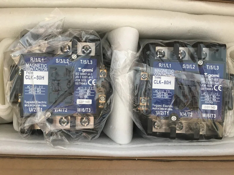Tog AC 접촉기 CLK-80H AC220V 포장