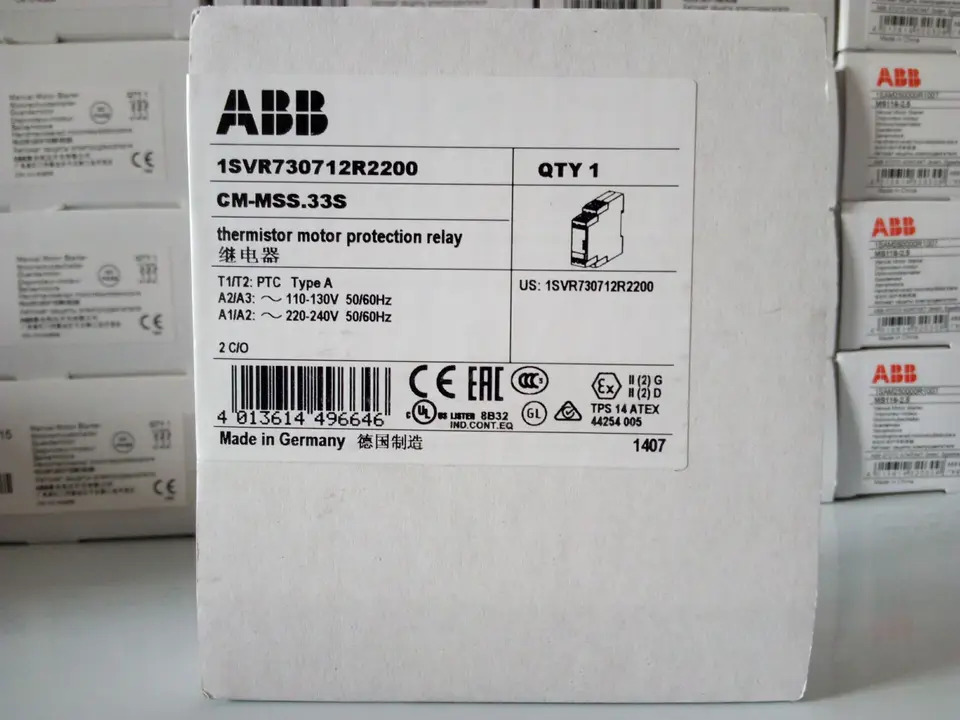 오리지널 ABB 서미스터 릴레이 CM-MSS.13S 단종 모델 CM-MSS 대체
