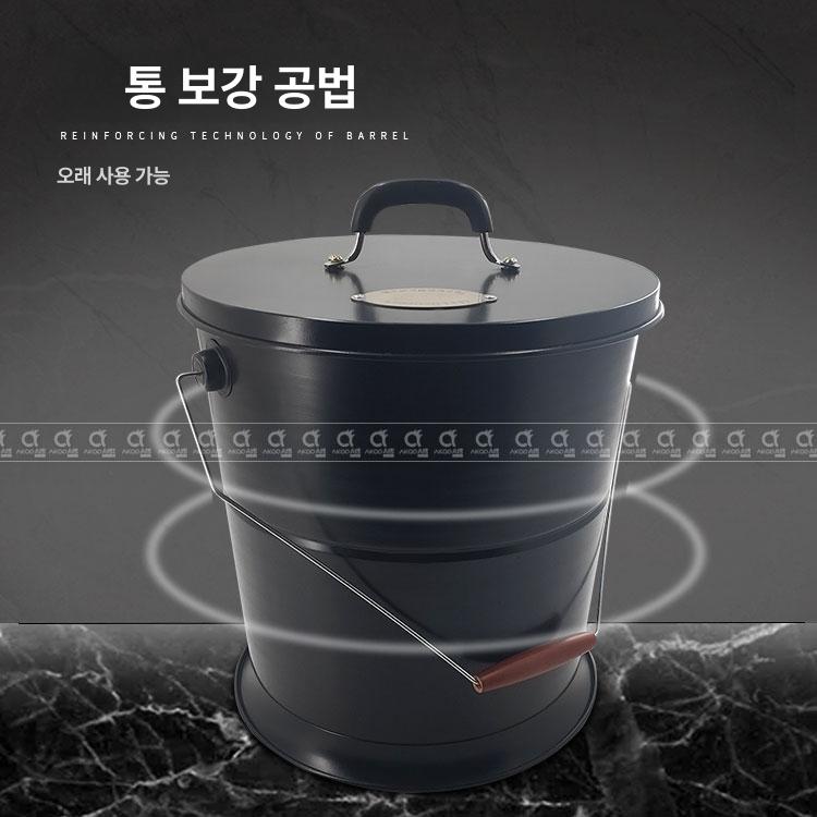 캠핑용 대형숯통 숯불통 바베큐그릴 훈제 착화기 스텐숯통 석쇠 차콜스타터 화덕 - 상세 이미지 4