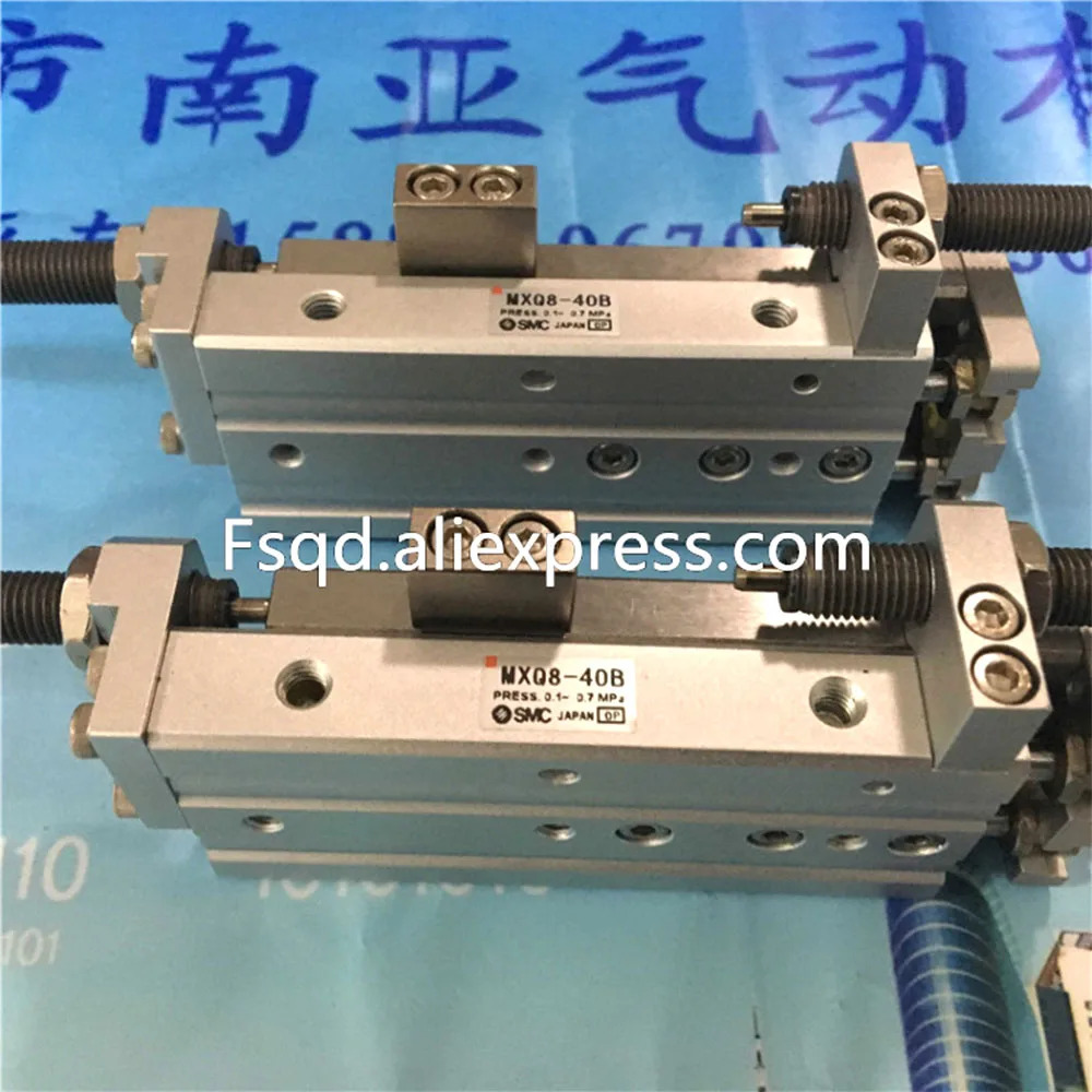 MXQ8-10BS MXQ8-20BS MXQ8-30BS MXQ8-40BS MXQ8-50BS MXQ8-75BS SMC 에어 슬라이드 테이블 실린더 공압 부품 MXQ 시리즈
