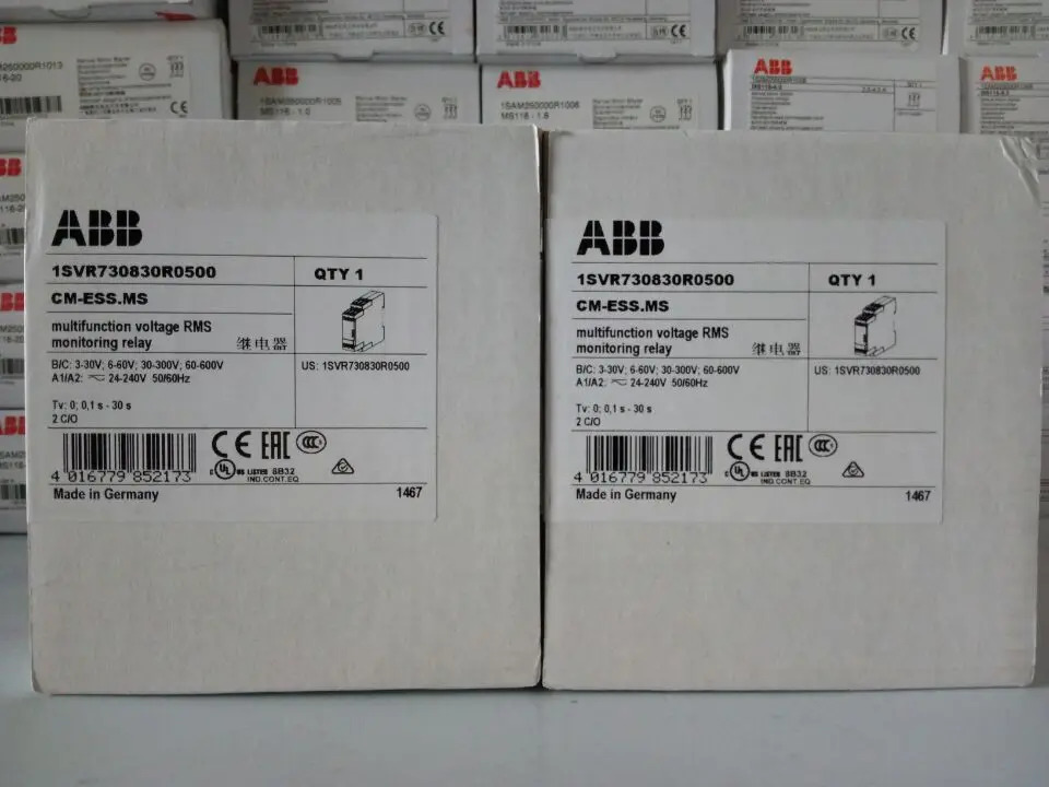 ABB 모니터링 전자기 릴레이 CM-ESS.MS 24-240VAC/DC 신