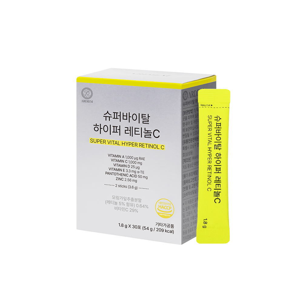 아르디엠 슈퍼바이탈 하이퍼 레티놀C 54g 30포, 1개