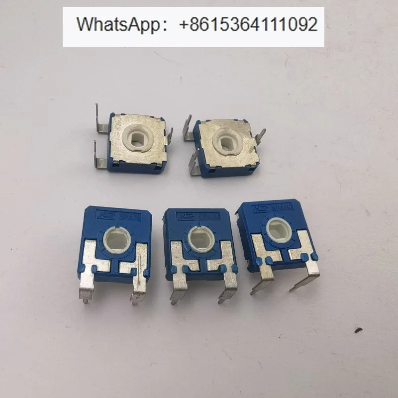 10Pcs 수직 가변 전위차계 CA14NV17.5 4K7 10K 220KH 구멍 M