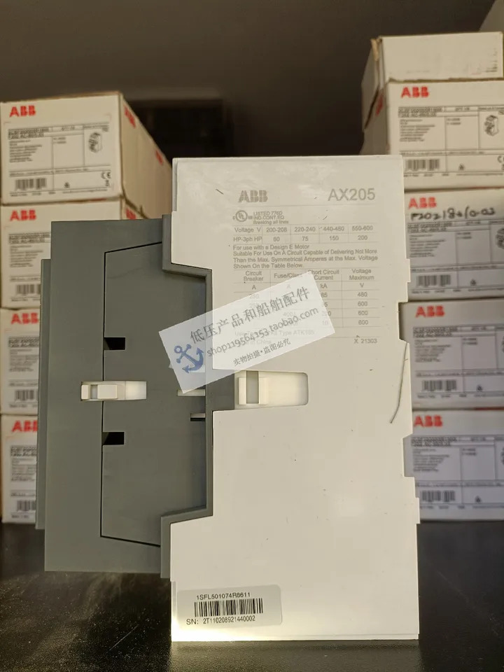오리지널 ABB AC 접촉기 AX205-30-11-86 코일 전압 415-440VAC 60Hz 신