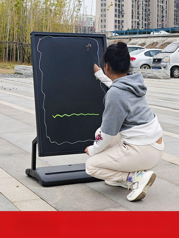 야외 입간판 A형 스탠드 철제 배너거치대 방수 메뉴판 이동식 광고 보도용 매장홍보 - 상세 이미지 3