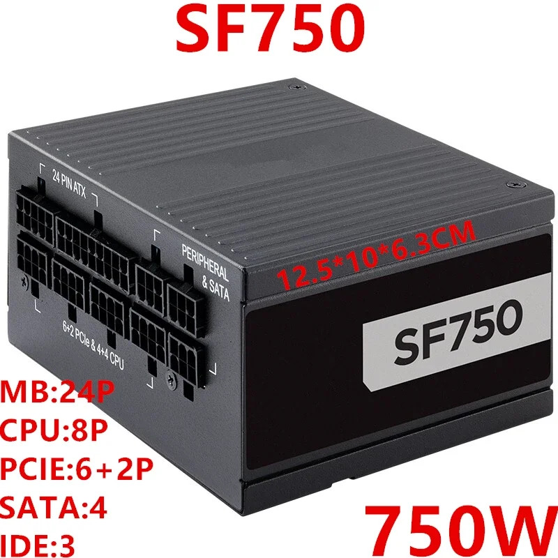 Corsair SFX 전원공급장치 새 원본 PSU 600W 450W 750W SF600 SF450 RPS0111 75-03455 RPS0025 SF750
