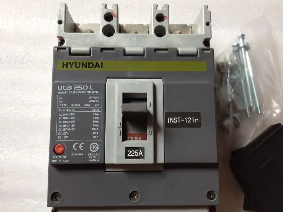 오리지널 모던호환 모던 몰드 케이스 회로차단기 UCB250L 3P 125 - 250A