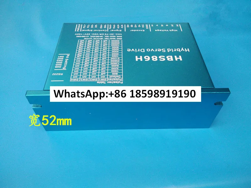 기계 하이브리드 서보 HBS86H 범드라이버 루프 스테퍼 모터 86HBM80-01-100