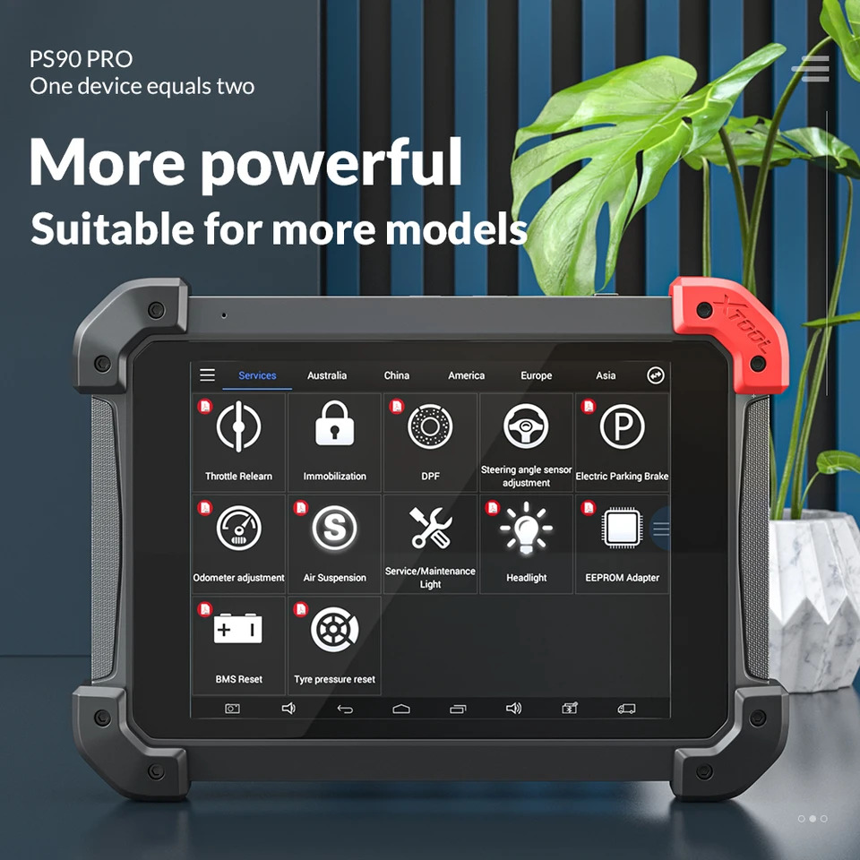 XTOOL ps90 프로 헤비 듀티 트럭 자동차 진단 도구 디젤 가솔린 2 1
