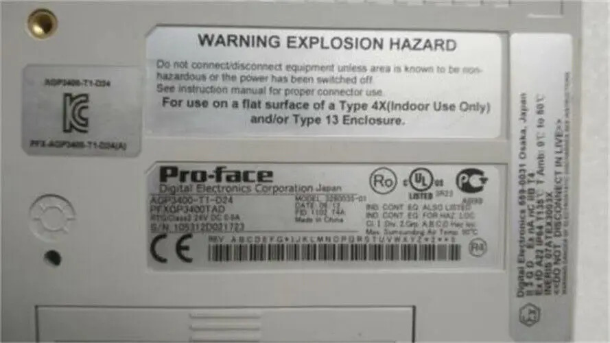 PRO-FACE AGP3400-T1-D24 터치 패널 프로 신