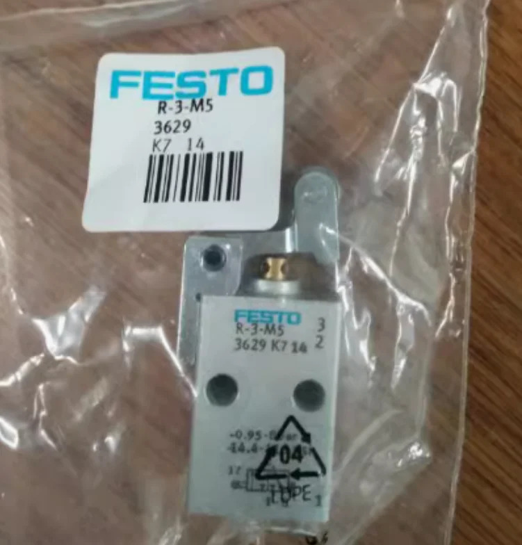 FESTO 스트레이트 액팅 라운드 헤드 밸브 3626-V-3-M5 3628-L-3-M5 3629-R-3-M5 신