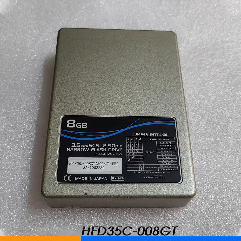 하기와라 50핀 SCSI 8GB 3.5인치 산업솔리드 스테이트 드라이브HFD35C-008