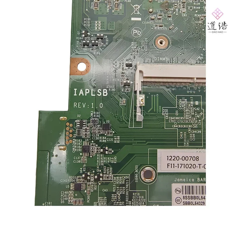 Lenovo호환 IdeaCnetre 310-20IAP AIO 마더보드IAPLSB FRU 01GJ215 J3355 CPU DDR3 메인보드 완전 작동 리퍼