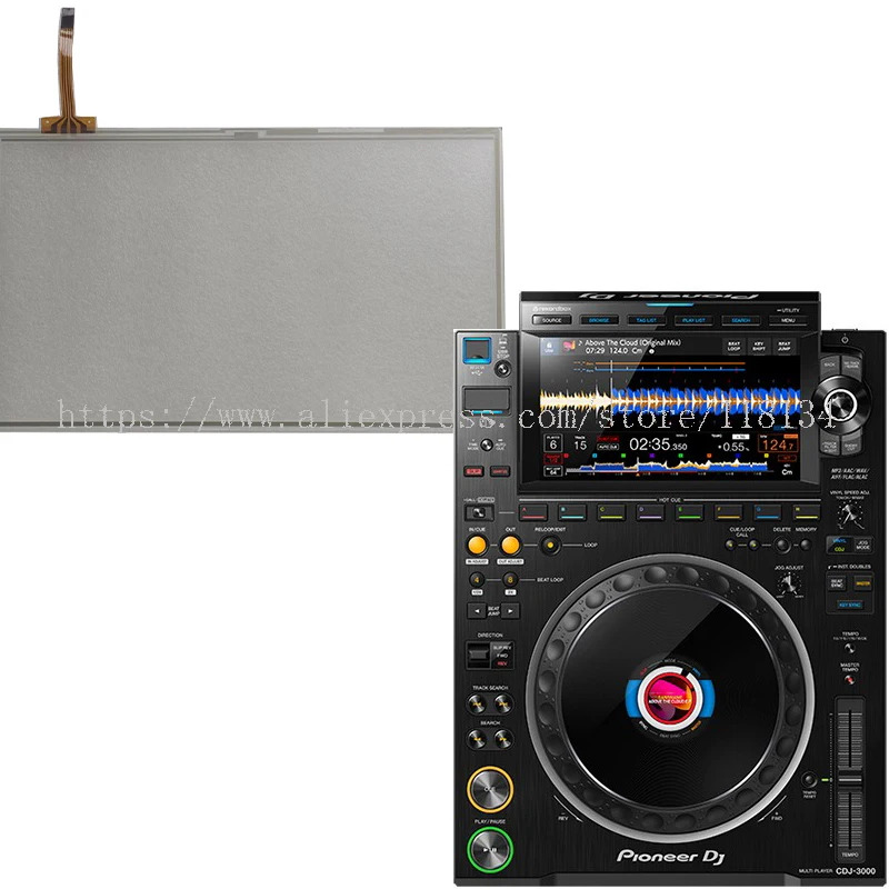 PIONEER CDJ-3000 Disc 플레이어 터치 스크린 디스플레이 패널 유리 센서
