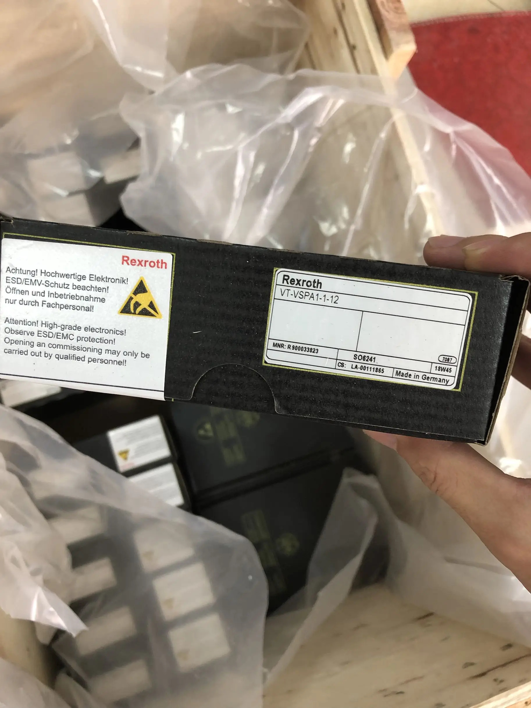 Rexroth MNRR900033823 VT-VSPA1-1-1X VT-VSPA1-1-12 비례 증폭기 독일산 밸브 전용