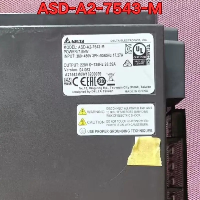 리퍼 서보 드라이브 ASD-A2-7543-M 머신 완료