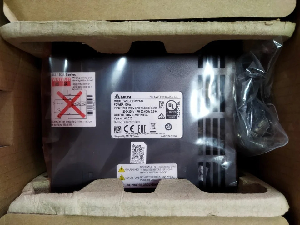 ASD-B2-0121-B 서보 드라이브 델타 뉴 포장