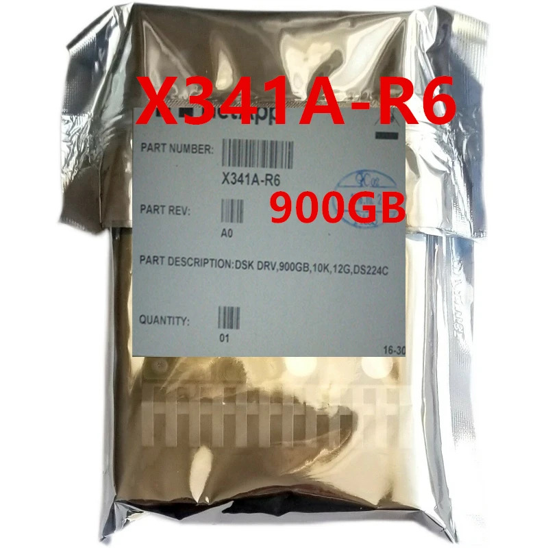 NetApp내부 하드 오리지널 HDD X341A-R6 서버 900GB 2.5 인치 SAS 12 Gb/s 64MB 10000RPM 거신