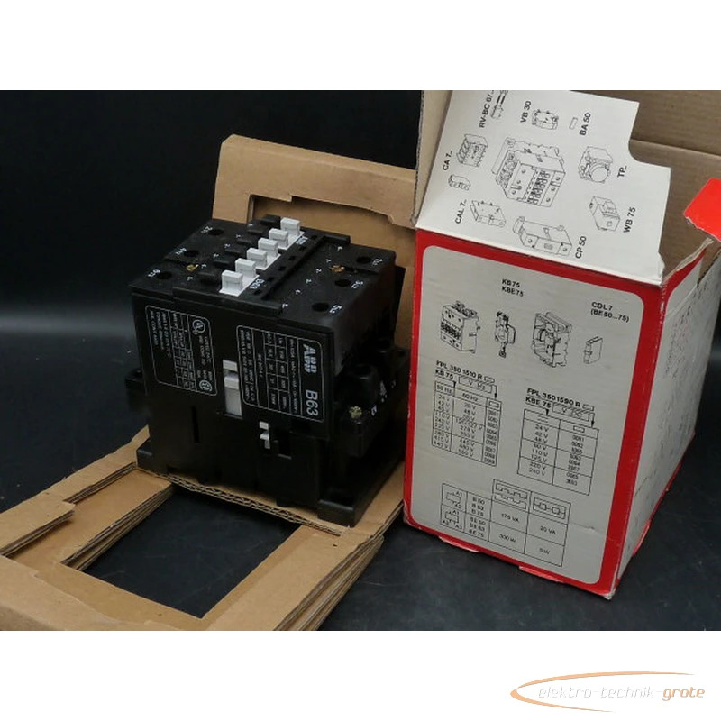 ABB 접촉기 B63-30-00 22 코일 전압 24V 220V 440V 신