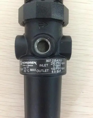 IMI NORGREN B07-233-A1KG 필터 감압밸브 250PSIG 17BAR 200PSIG 6.9BAR