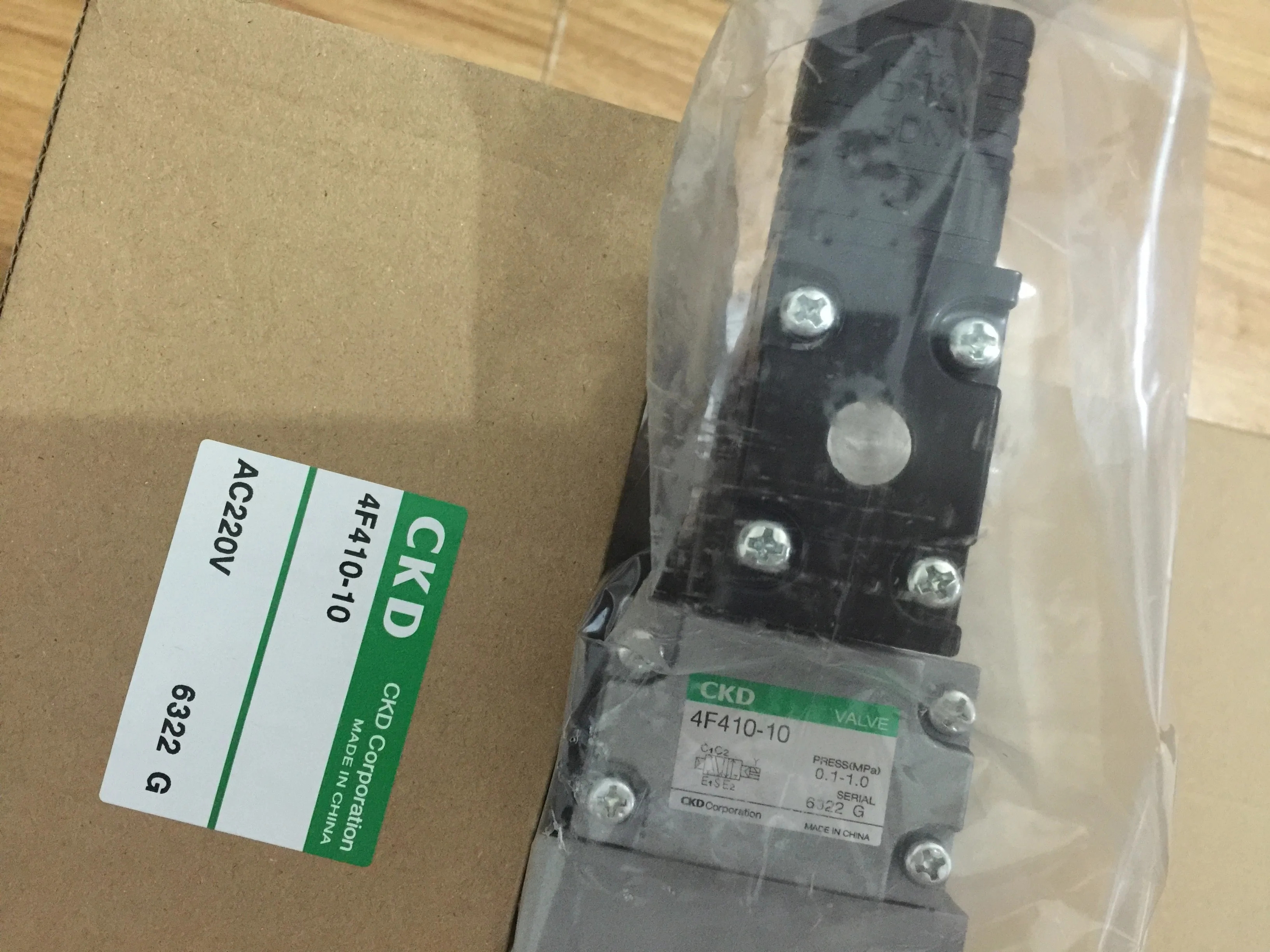 CKD 밸브 4F410-10 4F510-15 4F310-10 4F610-20 프레스MPa0.1-1.0 AC220V DC24V