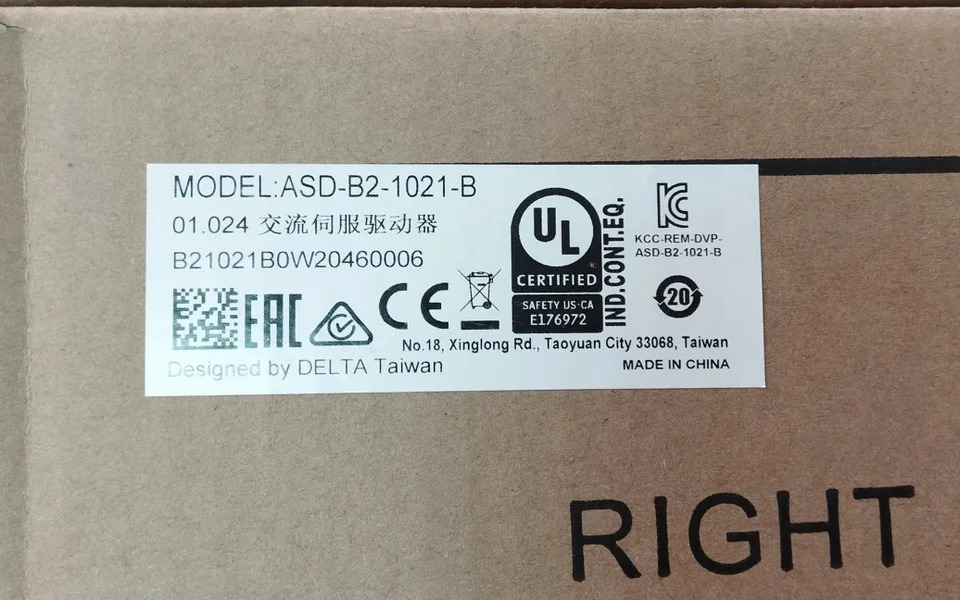 ASD-B2-1021-B ASD-B2-1521-B 델타 서보 컨트롤러 신